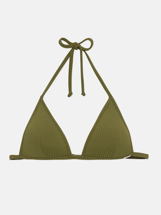 Triangle Bikini Top Malena Rio Khaki, Blue