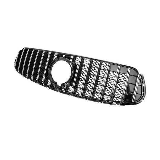 Mercedes-Benz GLC-Class X253 19+ Facelift GTR Panamericana Honeycomb Design Black Chrome Mask