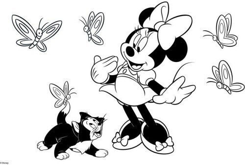 Diakakis Imports Disney Minnie Mouse Μπλοκ Ζωγραφικής Minnie 23x33 40φυλ Αυτοκ-στενσιλ 2σελ Χρ 2σχ 000564986