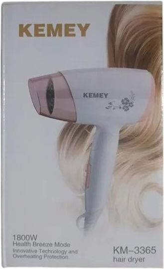 Kemei Travel Hair Dryer 1800W KM-3365