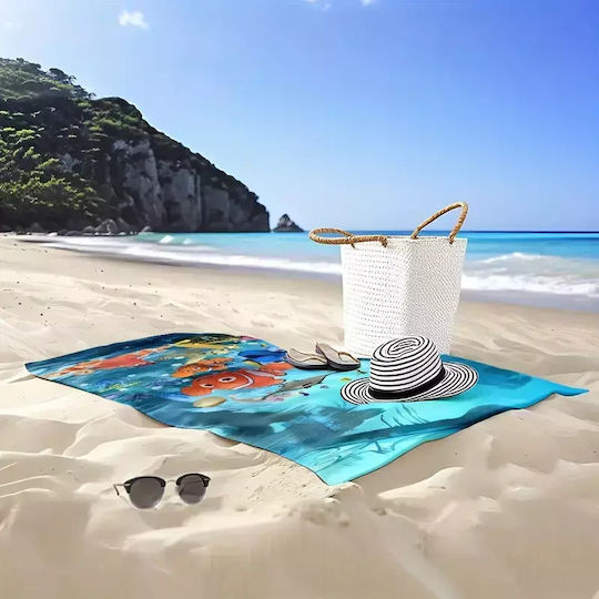 Πετσέτα Θαλάσσης Finding Nemo Βlue