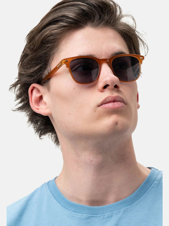Smooder Unisex Ochelari de soare cu Portocaliu Cadru X021