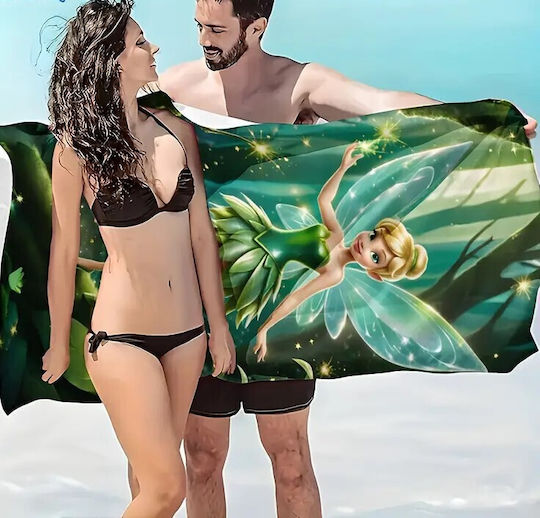 By Queen Πετσέτα Θαλάσσης Πράσινη 100x60εκ.