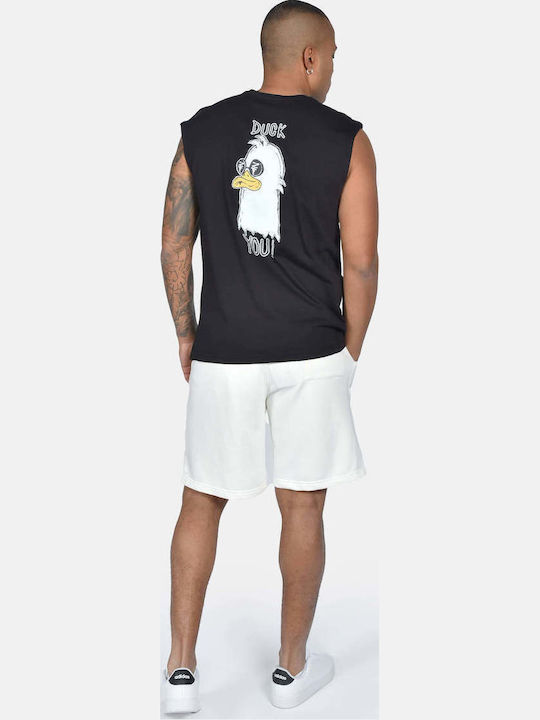 Men's Sleeveless Blouse Two Brothers Bt-25770 Duck You Logo Black Men's Sleeveless Blouse Two Brothers Bt-25770 Duck You Logo Black