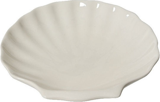 Kaemingk Serving Platter made of Porcelain White 15x14cm