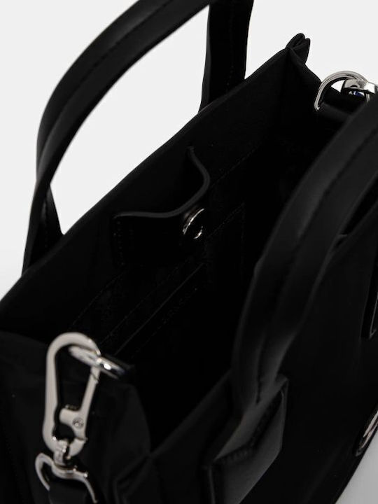 Ikon Γυναικεία Τσάντα Tote Χειρός Μαύρη