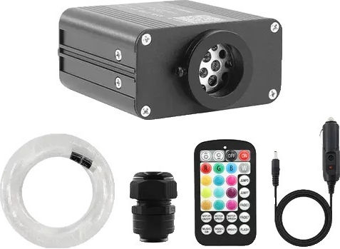 Lumină de Plafon Auto cu Efect de Cer Înstelat Sclipitor Tehnologie cu LED-uri cu Fibre Optice 250 buc 0,75mm 3m UE