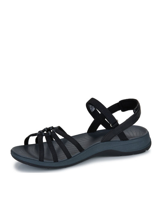 Women's Sporty Black Sandals