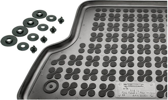 Rezaw Plast Set of Front and Rear Mats 4pcs for Mercedes-Benz EQE 2022+ Black