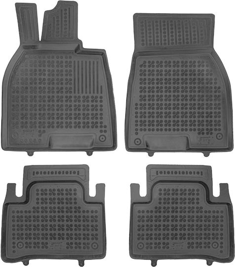 Rezaw Plast Set of Front and Rear Mats 4pcs for Mercedes-Benz EQE 2022+ Black