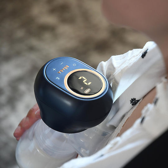 Beaba Pompa de sân simplă electrică Funcționează cu baterie Albastru 180ml