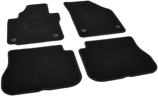 Standard Carpet Floor Mats Black Vw Caddy Without Logo 4pcs