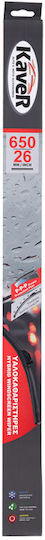 Kaver Hybrid Flacher Autoscheibenwischer Fahrer 650mm Universell