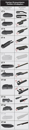 Cartech Ζmax Passpartout Plus Driver Car Wiper 600mm