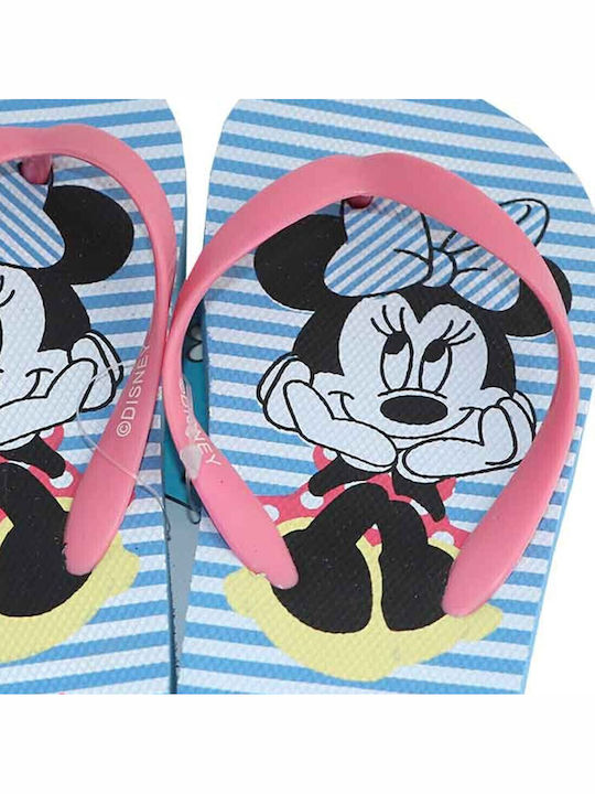 Kinder Flip Flops Minnie Hellblau Minnie Mouse