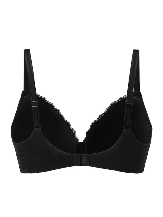 Lola Bra without Padding without Underwire Black