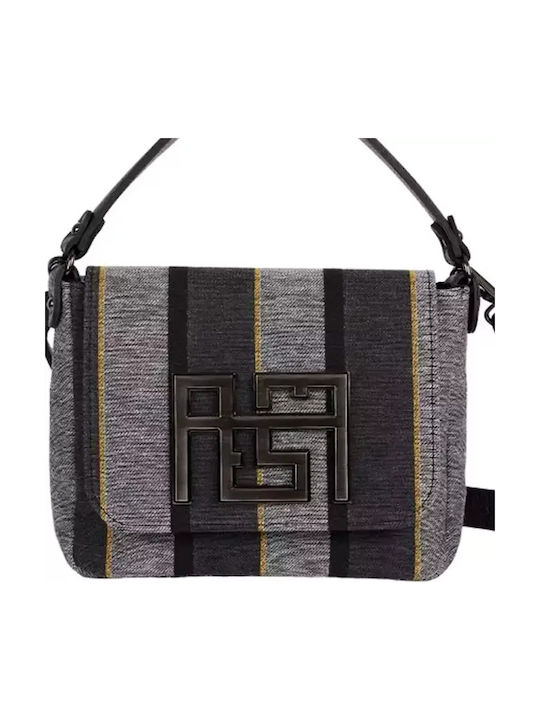 Leather Women's Tote Bag Grey
