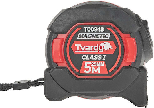 Double-Sided Magnetic Tape Measure Automatic Stop 5 M X 25 Mm Tvardy T00348