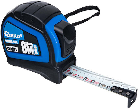 Double-sided Tape Measure Automatic Stop 8 M X 25 Mm Class I Geko G01463