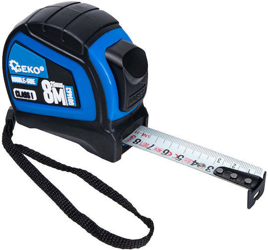 Double-sided Tape Measure Automatic Stop 8 M X 25 Mm Class I Geko G01463