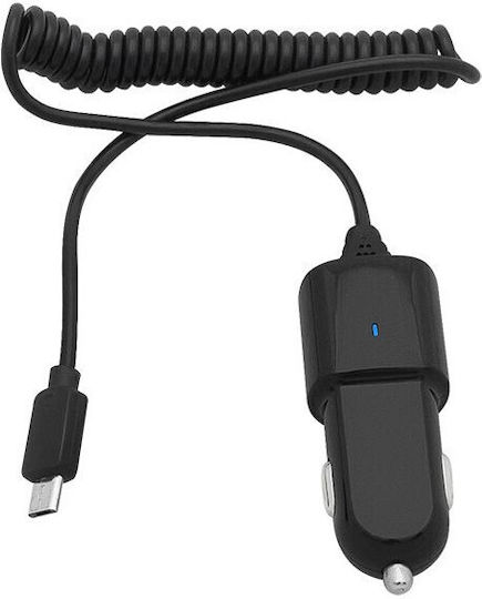 Blow Φορτιστής Αυτοκινήτου Micro USB Car Charger 10W 2.1A Γρήγορης Φόρτισης με μία Θύρα: 1xUSB μαζί με Καλώδιο Micro-USB