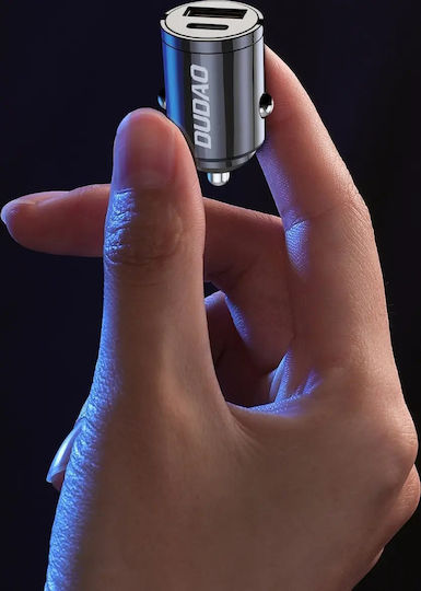 Dudao Dudao Handy-Autoladegerät 48W 3A mit Anschlüssen: 1xUSB 1xType-C Schwarz Farbe