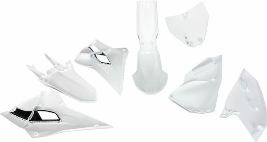 UFO Motorcycle Plastic Set for Husqvarna FC 450 / FC 350 for Keeway Easy White 1pcs