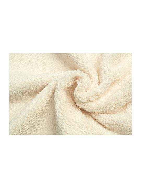 Beboulino Blanket Nursery Swaddling Blankets Velvet White 80x100cm