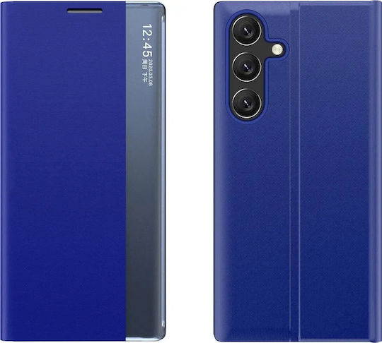 Hurtel Sleep Book Kunststoff Blau Galaxy S25 Edge
