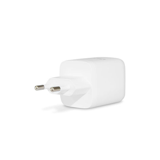 Dicota Charger Without Cable GaN with USB-A Port and 2 USB-C Ports 65W Whites (D32054)