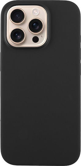 Idol 1991 Velvet Back Cover Σιλικόνης Μαύρο (iPhone 16 Pro)