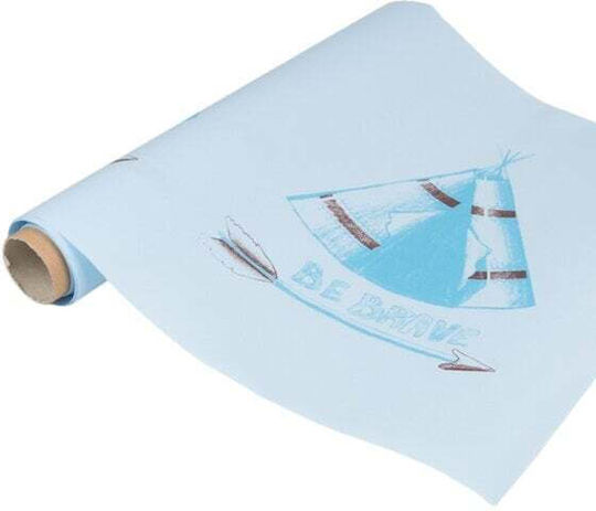 Kappa Decor Decoration Fabric Cotton 50x500cm Blue
