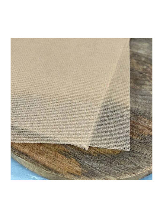 Dekorationsstoff Gaze 35x35cm Natural
