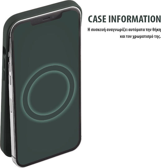 Idol 1991 Velvet Back Cover Silicone Green (iPhone 16 Pro Max)