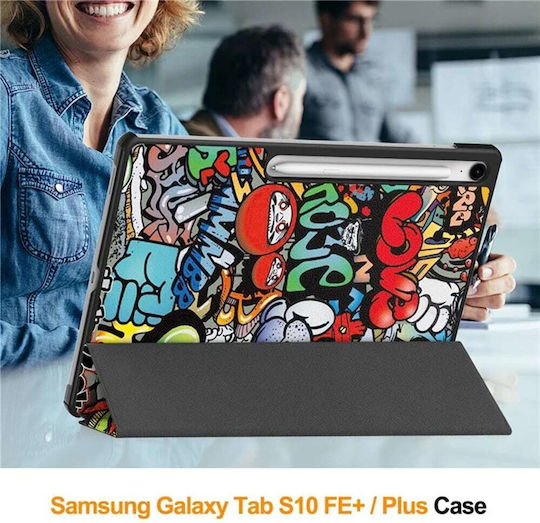 Techsuit Foldpro Klappdeckel Mehrfarbie (Samsung Galaxy Tab S10 FE Plus) KF2346672