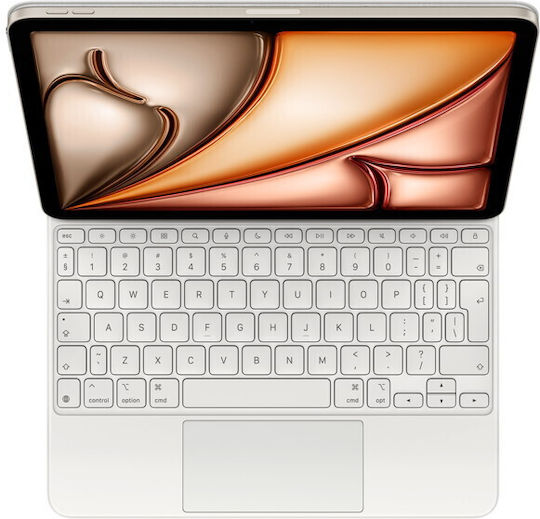 Apple Magic Keyboard Flip Cover Ελληνικά Λευκή (iPad Air 11" 2024/2025/2026)