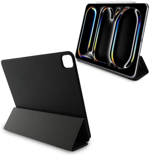 Karl Lagerfeld Saffiano Magnetic Karl & Choupette Flip Cover Black (iPad Pro 2024 13")