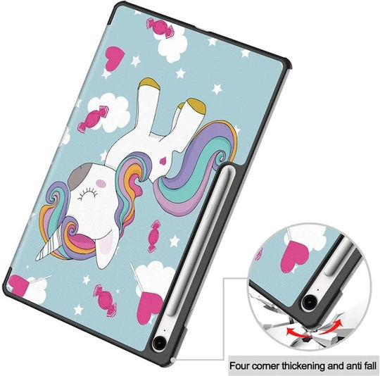 Techsuit Flip Cover Πολύχρωμη (Samsung Galaxy Tab S10 FE Plus)