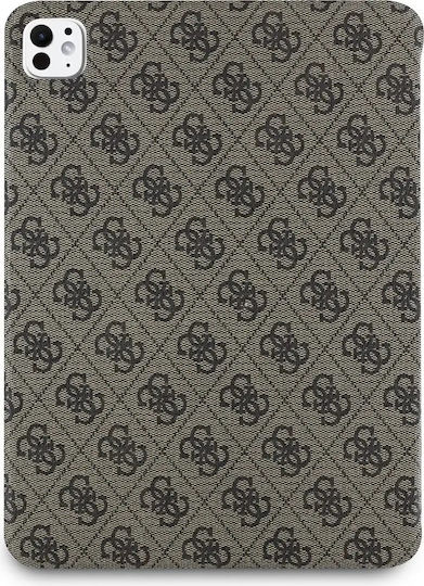 Guess Magnetic 4G Big Logo Флип капак Кафяв (iPad Pro 11" 2024) GUFC11PM24PS4S4SGW