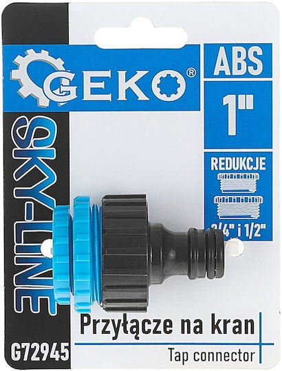 Faucet Hose Connector 3/4" 1/2" Reduction Sky-line Geko G72945