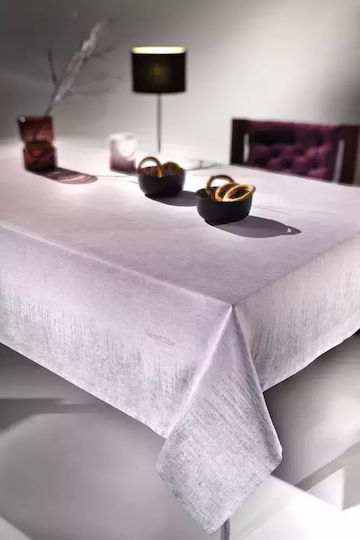 Saint Clair Τραπεζομάντηλο Αλέκιαστο 1021 Lilac Silver 145x180εκ.