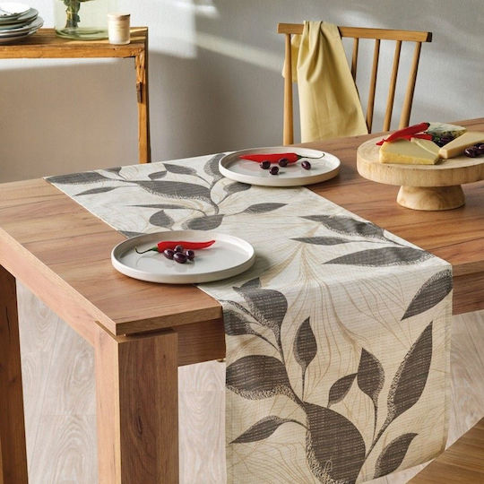 Kentia Ράνερ Σετ 2τμχ Felce Beige-grey 45x140εκ.