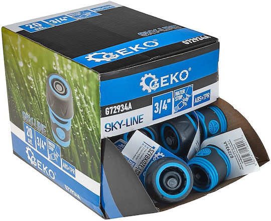 Wasserstopp-Schlauchanschluss-Set Sky-line 3/4" 20 Stück Geko G72934a