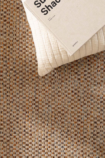 Royal Carpet Crete 20822 Χαλί Ορθογώνιο Καλοκαιρινό Ψάθινο Brown-multi 67x140cm