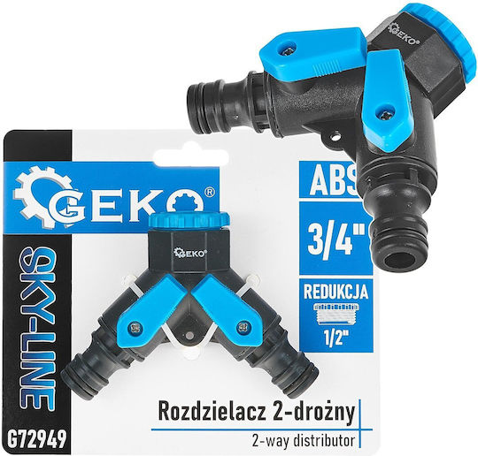 2-Way Connector 3/4" To 1/2" Reduction Geko G72949