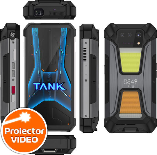 Unihertz 8849 Tank 2 Pro Dual SIM (12GB/512GB) Resistant Smartphone Black