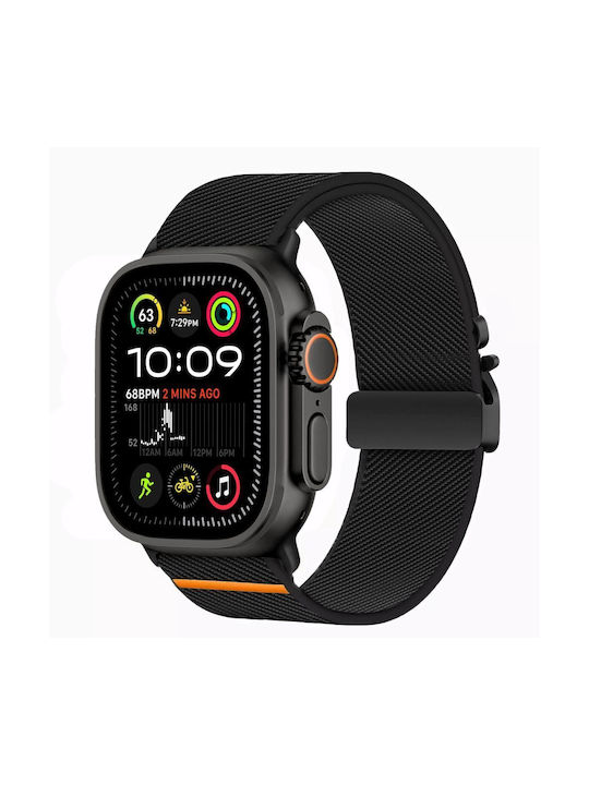 Tech-Protect Curea Neagră (Apple Watch 6 / 7 / 8 / 9 / 10 / 11 / Se / Ultra 1 / 2 / 3 (44 / 45 / 46 / 49 Mm))