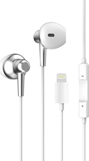 Yookie XP-210 În ureche Handsfree cu două căști cu mufă Lightning Albastru