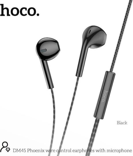 Hoco În ureche Handsfree cu Mufă 3.5mm Negru