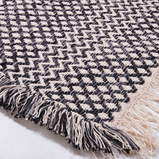 Nef-Nef Homeware Athena Χαλί Ορθογώνιο Black 140x200cm